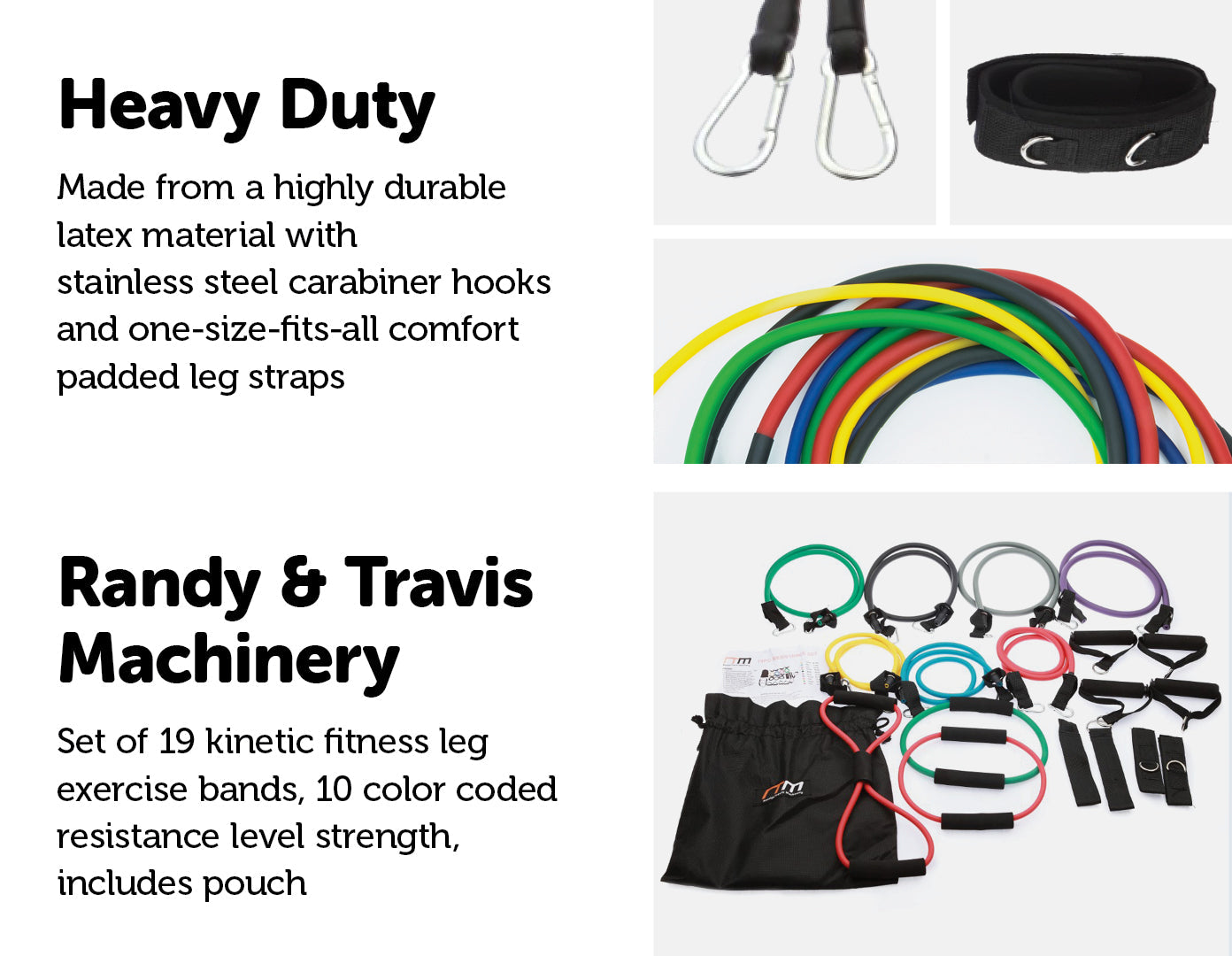 Resistance Exercise Fitness Bands Tubes Kit