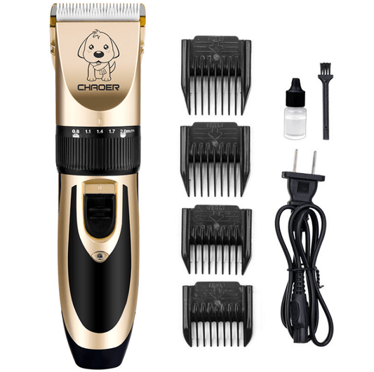 Complete Pet Grooming Hair Trimmer And Electric Nail Clippers Set
