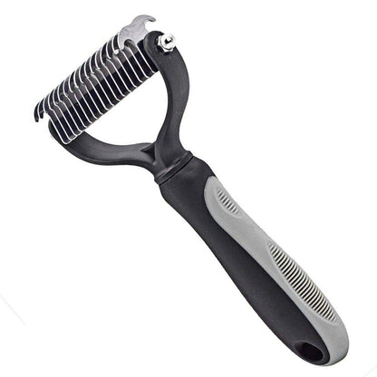 Professional 2-Sided Undercoat Shedding Comb Brush