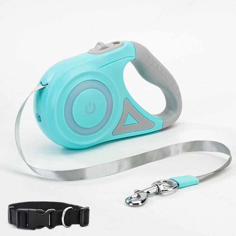 Automatic Retractable Pet Leash with Collar