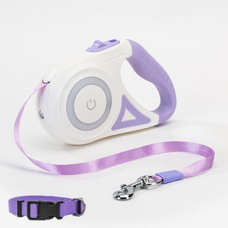 Automatic Retractable Pet Leash with Collar