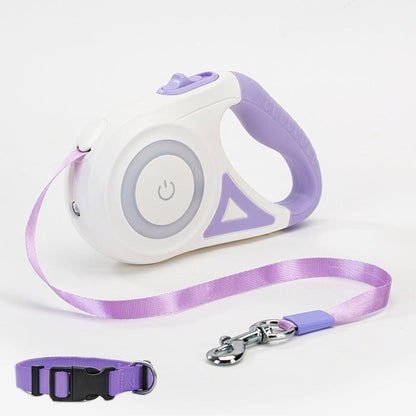 Automatic Retractable Pet Leash with Collar