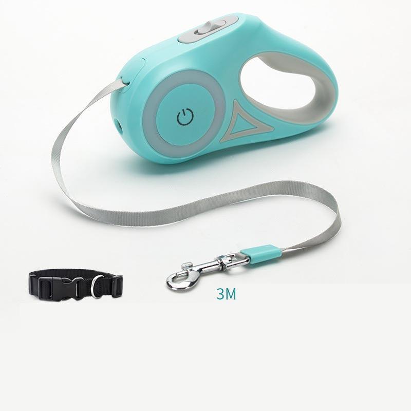 Automatic Retractable Pet Leash with Collar