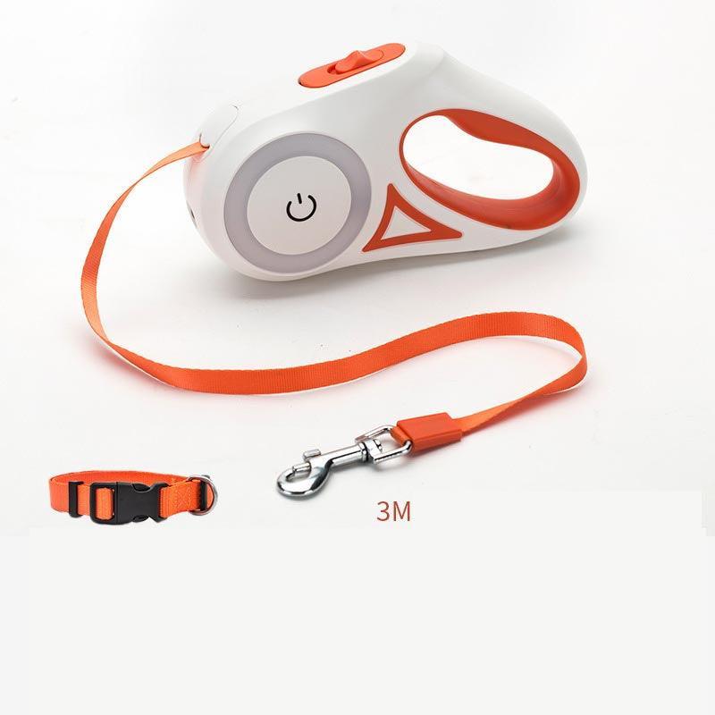 Automatic Retractable Pet Leash with Collar