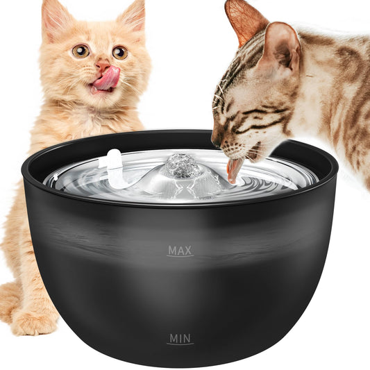 Stainless Steel Tray Pet Water Fountain