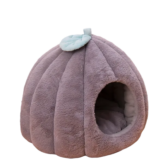 Pumpkin-Shaped Pet Bed House