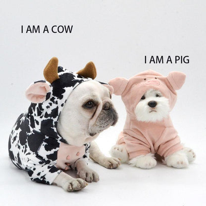 Cow Print Pet Costume