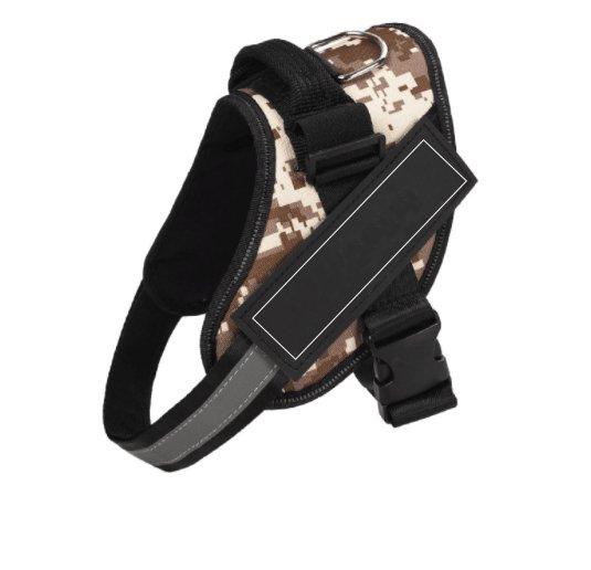 Customizable Multilingual Pet Harness with ID Patch