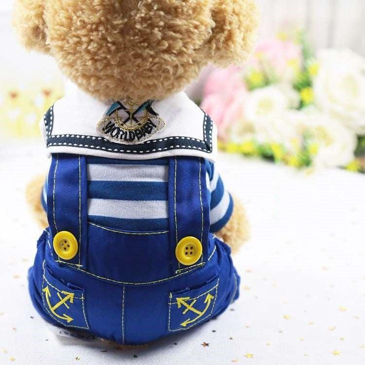 Denim Four-Legged Dog Clothes