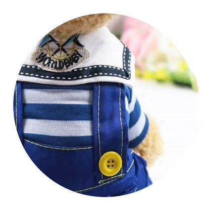 Denim Four-Legged Dog Clothes