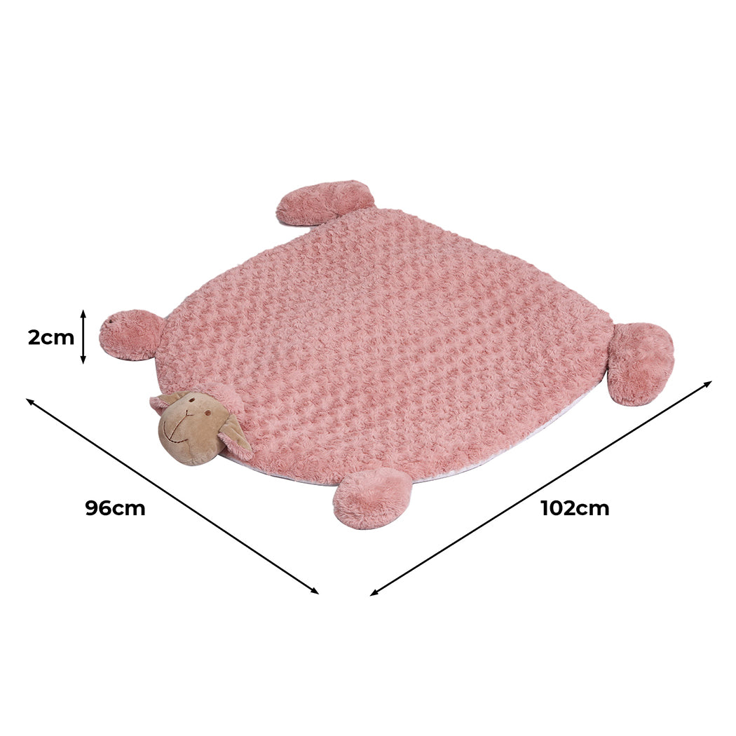 Large Pink Squeaky Comfort Mat Bed