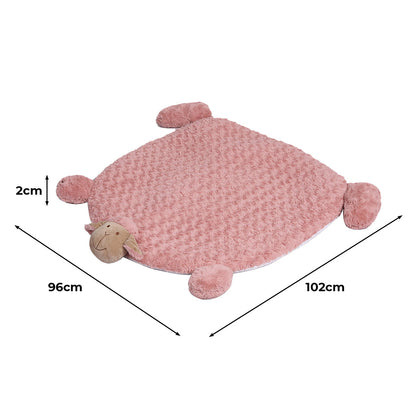 Large Pink Squeaky Comfort Mat Bed