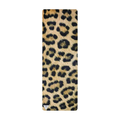 Foldable Leopard Suede Yoga Mat
