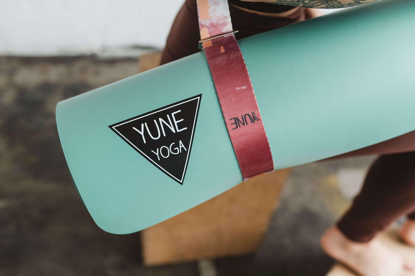 Multicolor Stretching Hemlock Yoga Strap